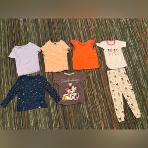 Girl Toddler Shirts and Pajamas